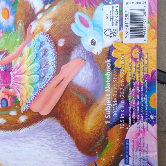 New Lisa Frank Spiral notebook - Picture 9 of 9